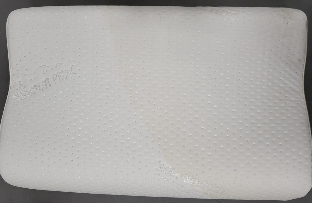 Tempur-Pedic Ergo Neck Pillow Medium Profile (Water Stain)