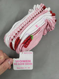 Womens No Show Socks, 10 Pairs (Shoe Size 5-10)