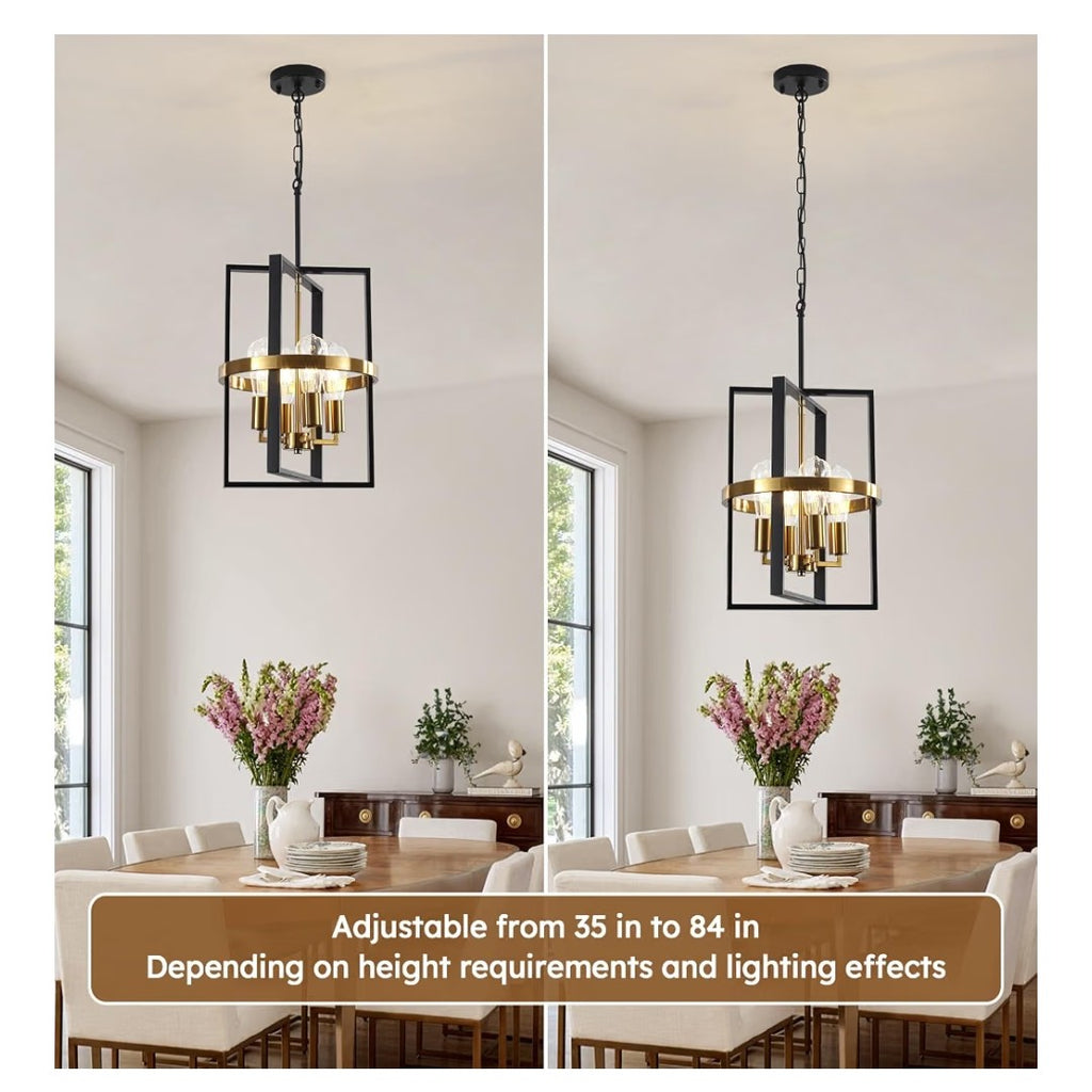 Koofreddo 4-Lightt Modern Pendant Light Chandelier