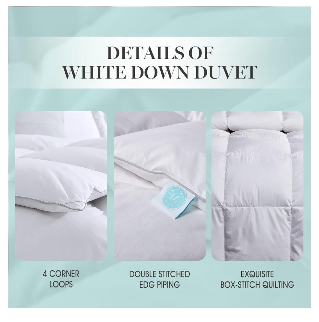 Martha Stewart White DownAll Season Comforter (Full/Queen Size)
