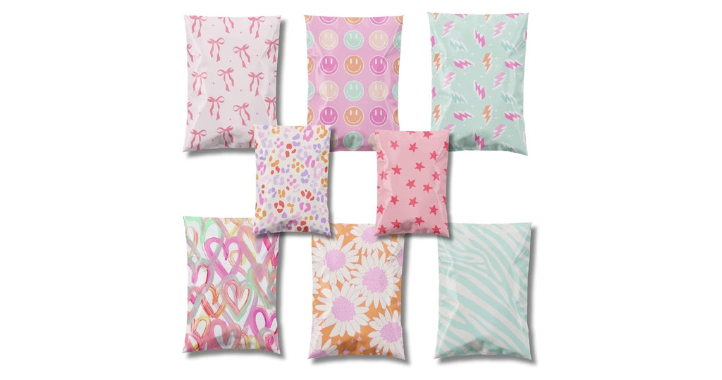 35 Pack Designer Poly Mailer Variety Pack
Heavy Duty, Waterproof, Self-Seal, Tear-Resistant, Cute Mailing Envelopes