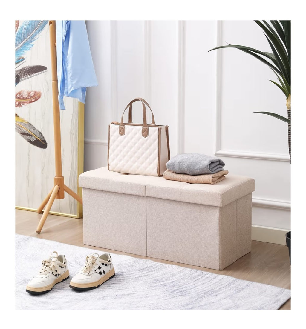 Storage Ottoman Bench 75L 30in