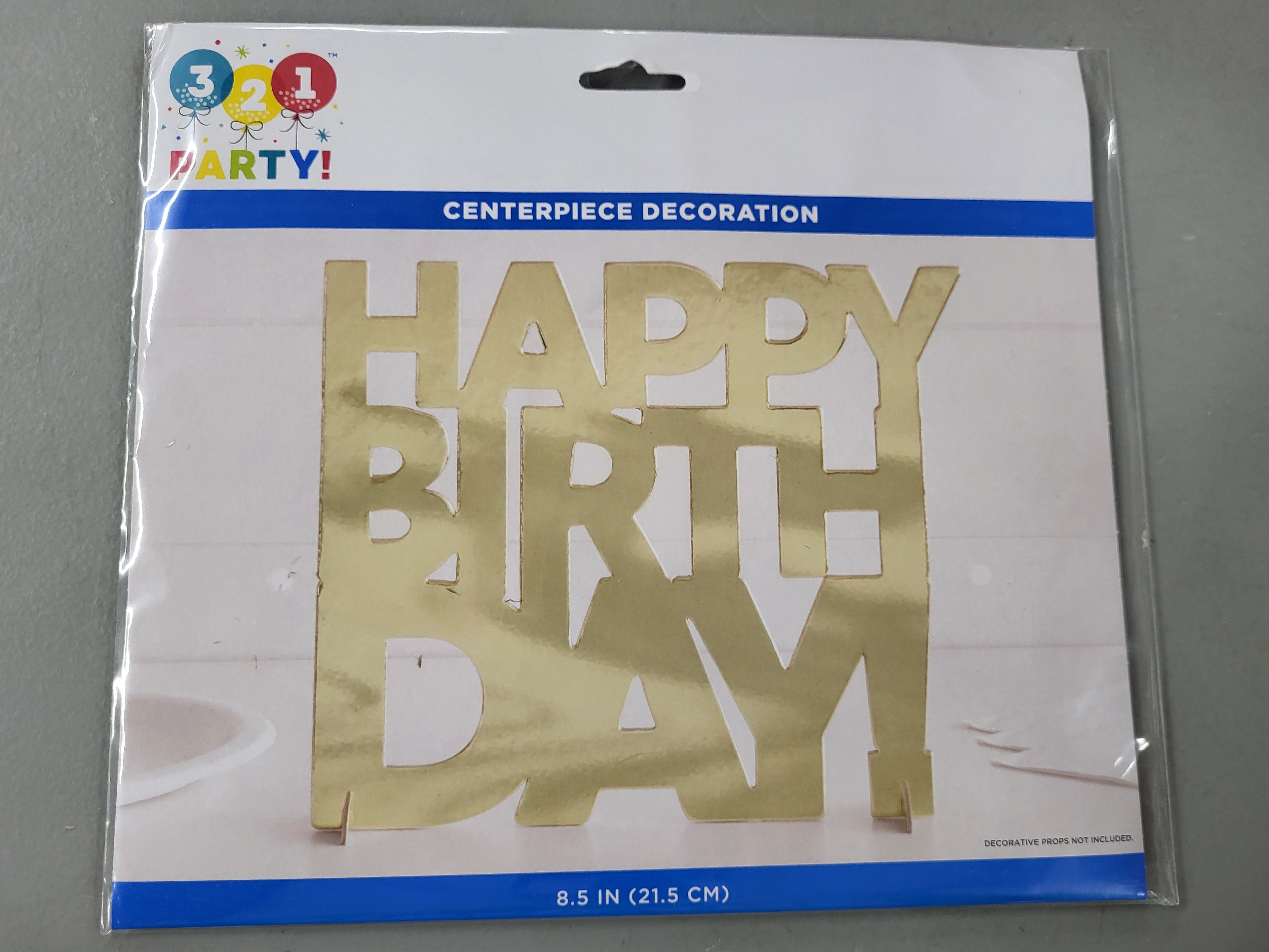 Birthday Centerpiece Decoration (4 pack)