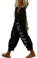 High Waist Linen Pants (3XL)