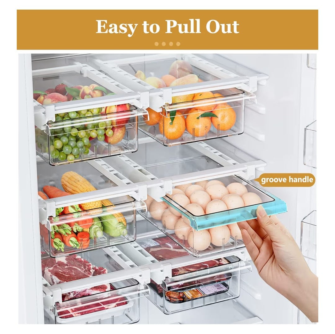 Refrigerator Drawer Organizer 2 pack