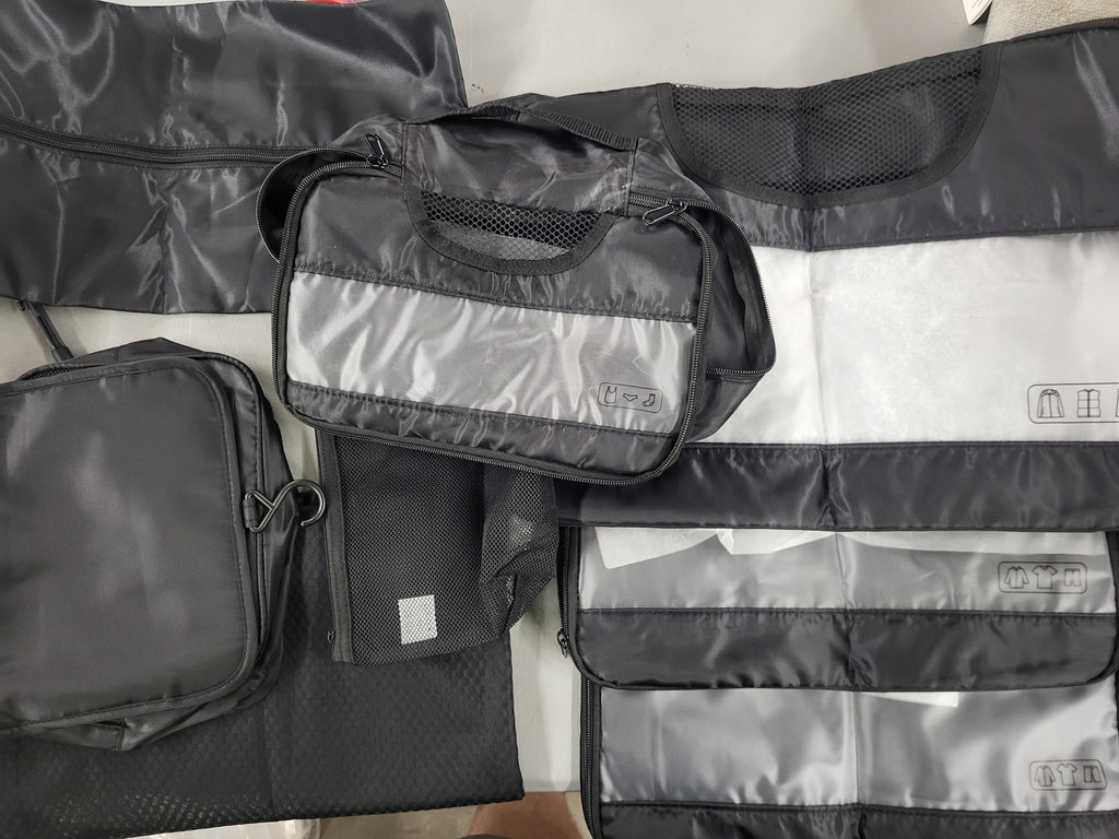 8 Piece Set Packing Cubes for Travel