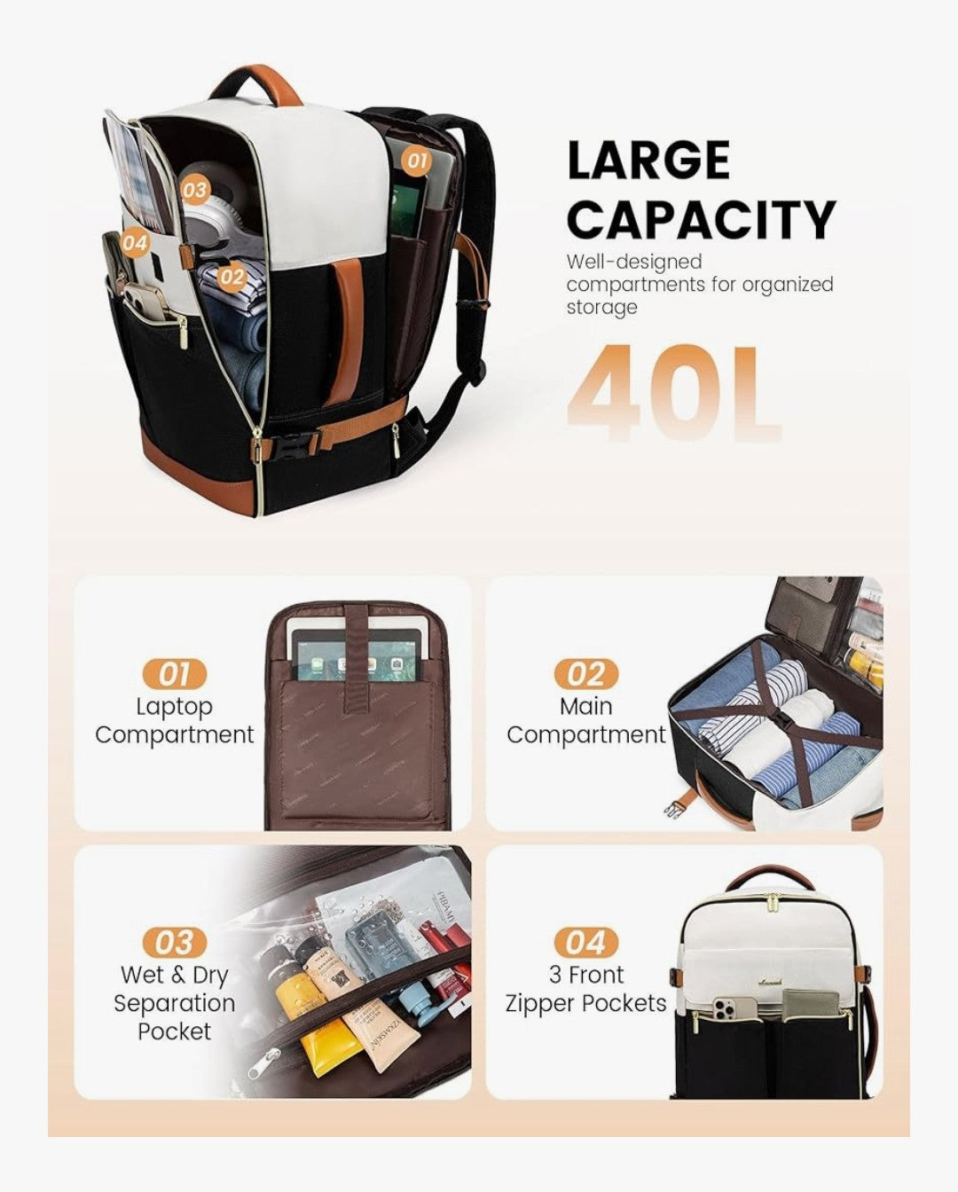 Lovevook Travel Backpack
