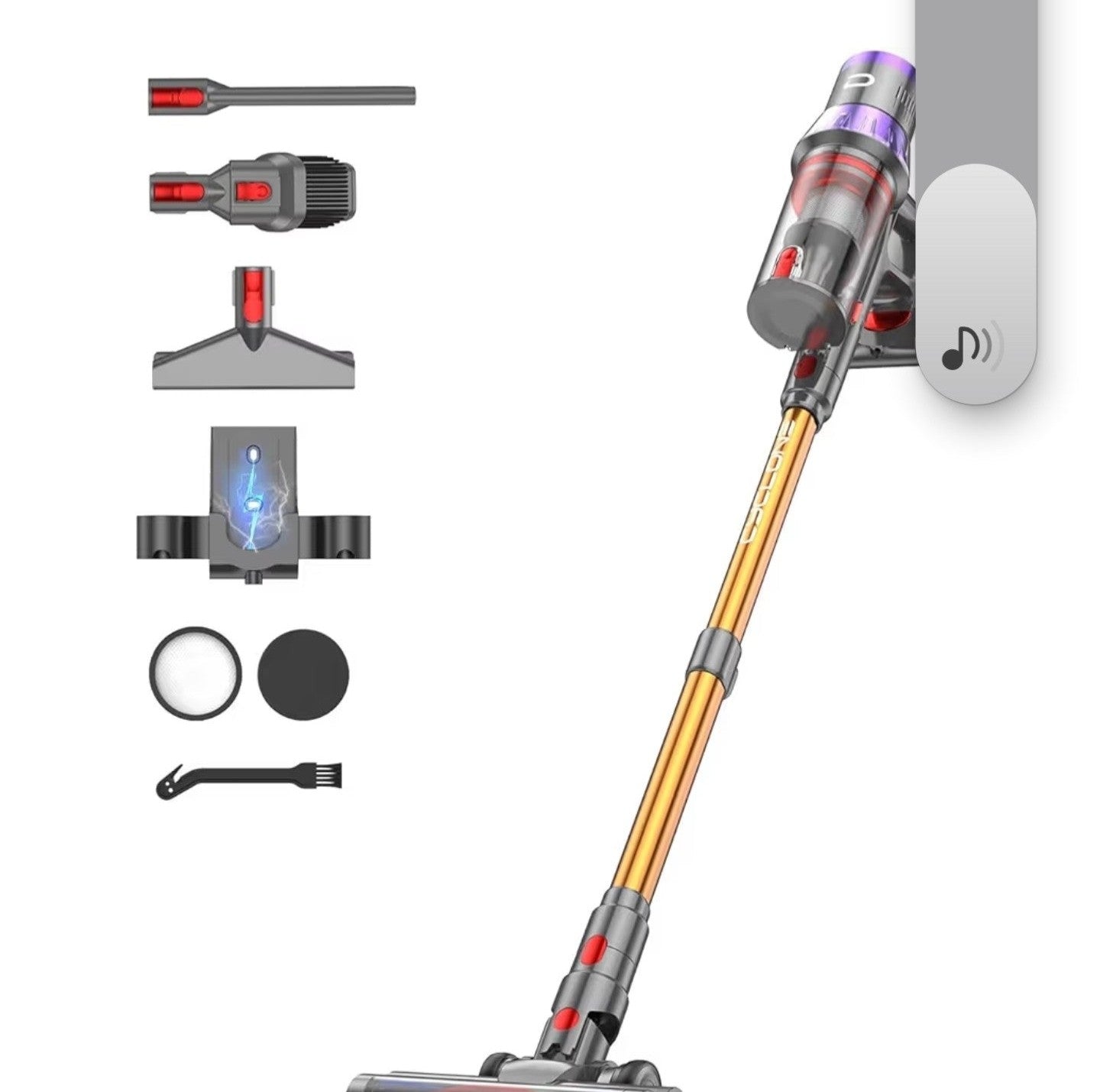 YU7 Max Cordless Vacuum Cleaner 650W 80Min