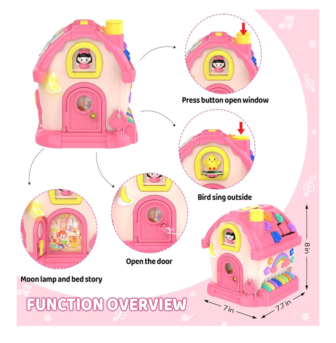 Montessori Musical House Toddler Learning Toy