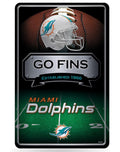 Miami Dolphins Metal Sign