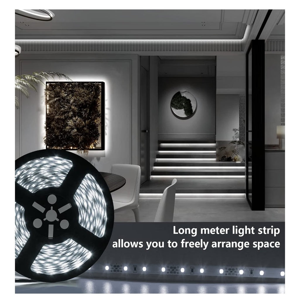 LED Strip Lights 50ft x 2 Dimmable White Light
