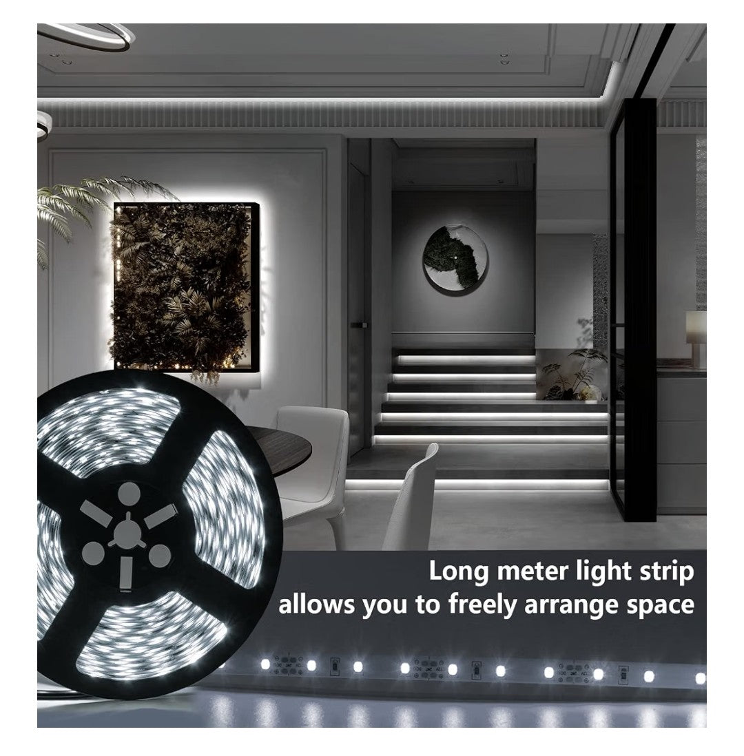 LED Strip Lights 50ft x 2 Dimmable White Light