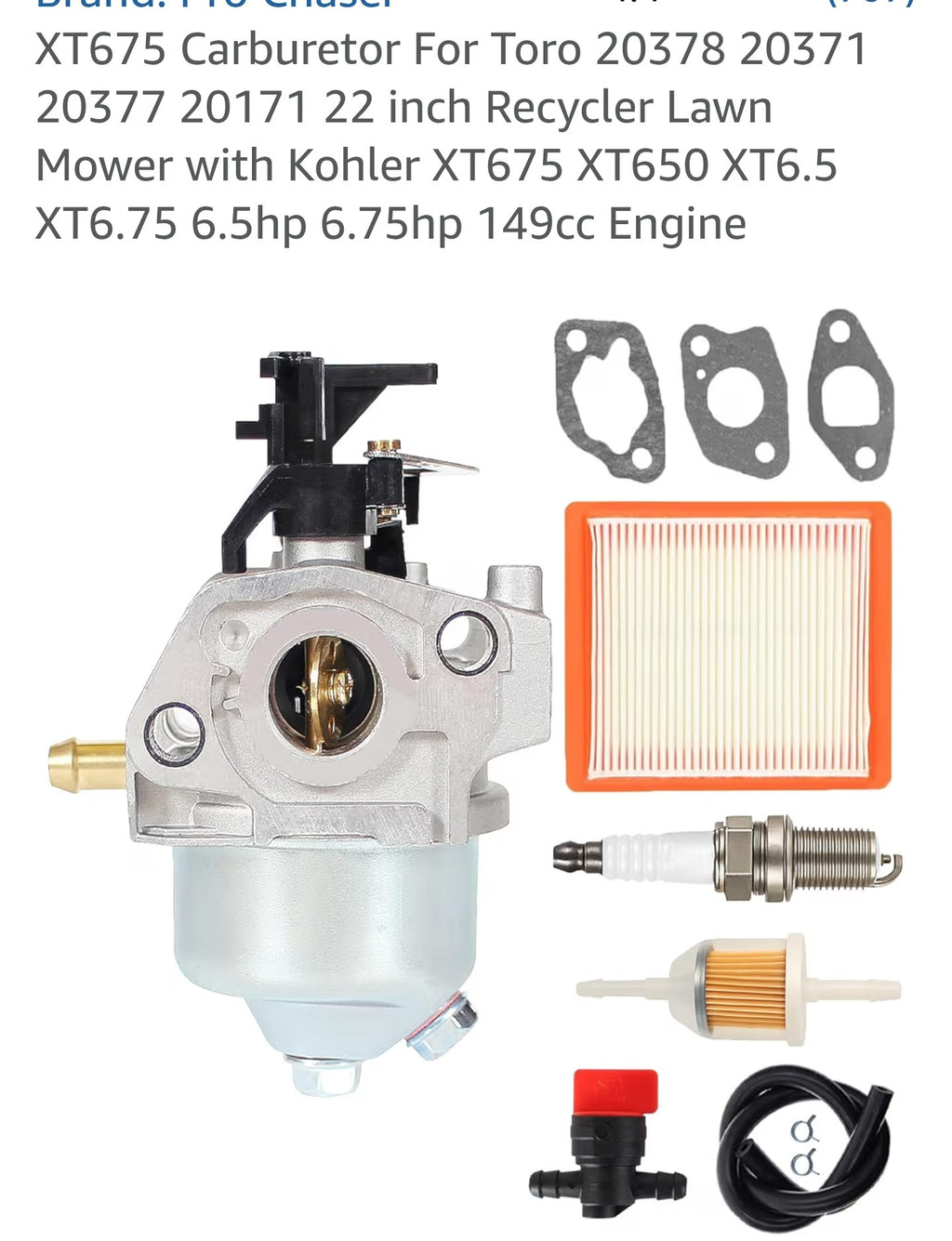 XT675 Carburetor For Toro