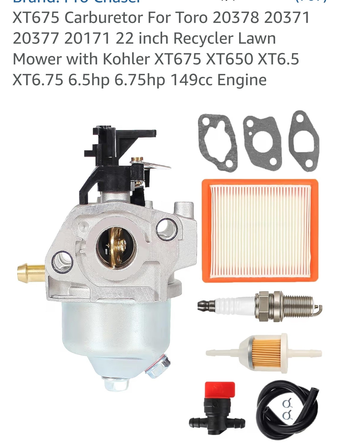 XT675 Carburetor For Toro