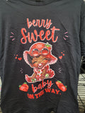 Berry Sweet Baby On the Way T-Shirt (Large)