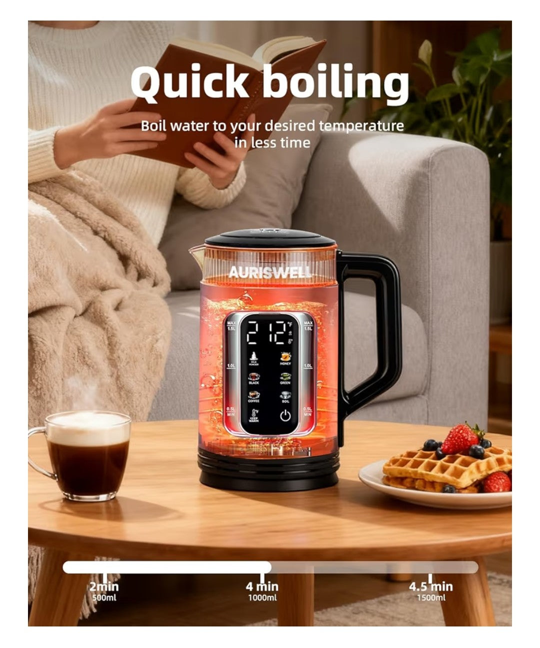 Auriswell Electric Tea Kettle