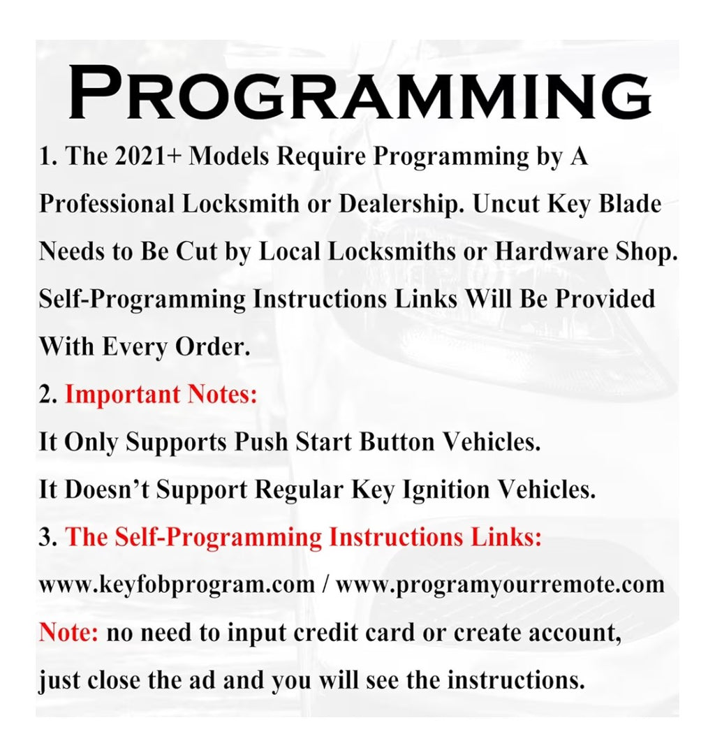 Keyless Entry Remote