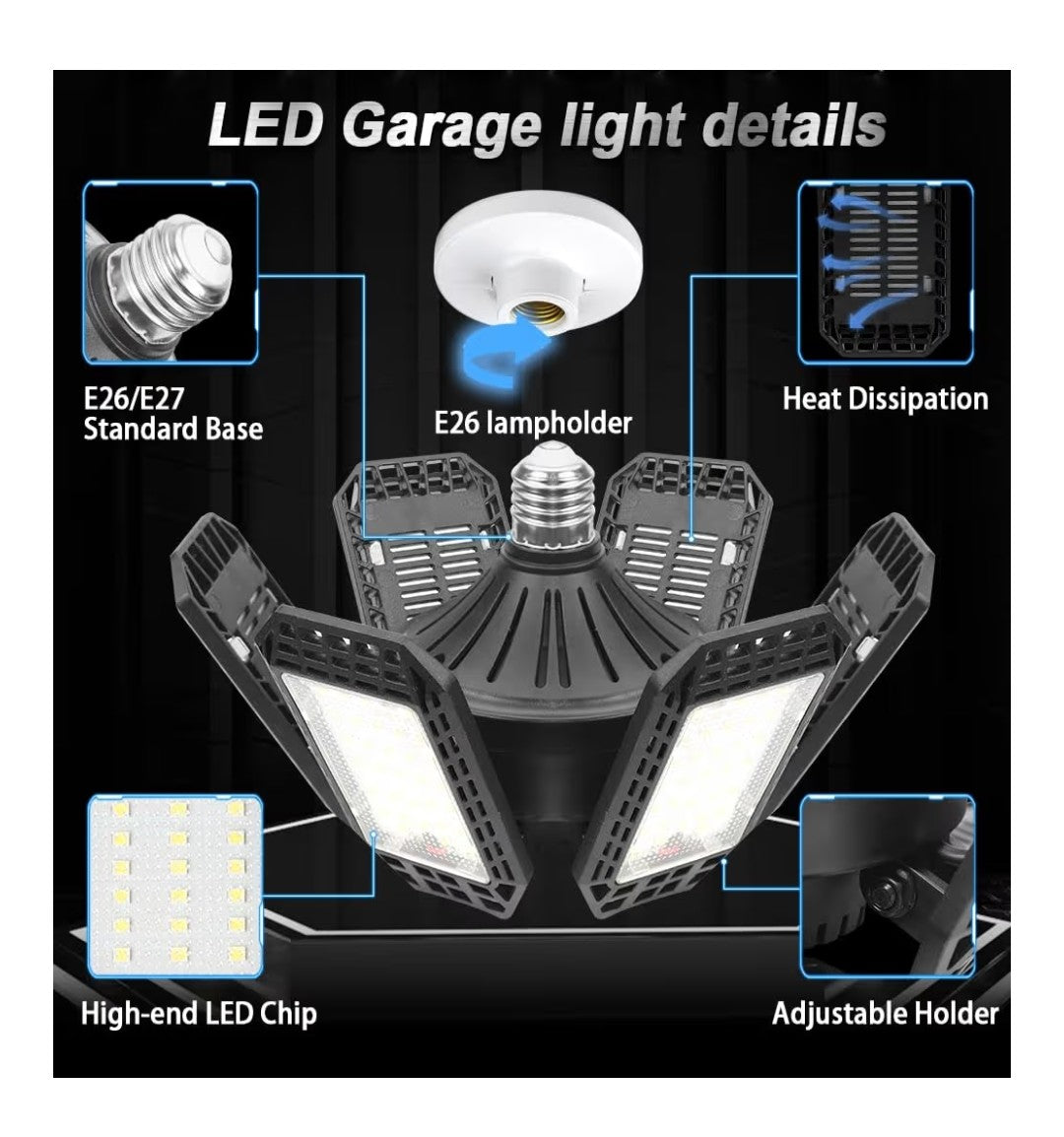 Audles Garage Lights 2 pack