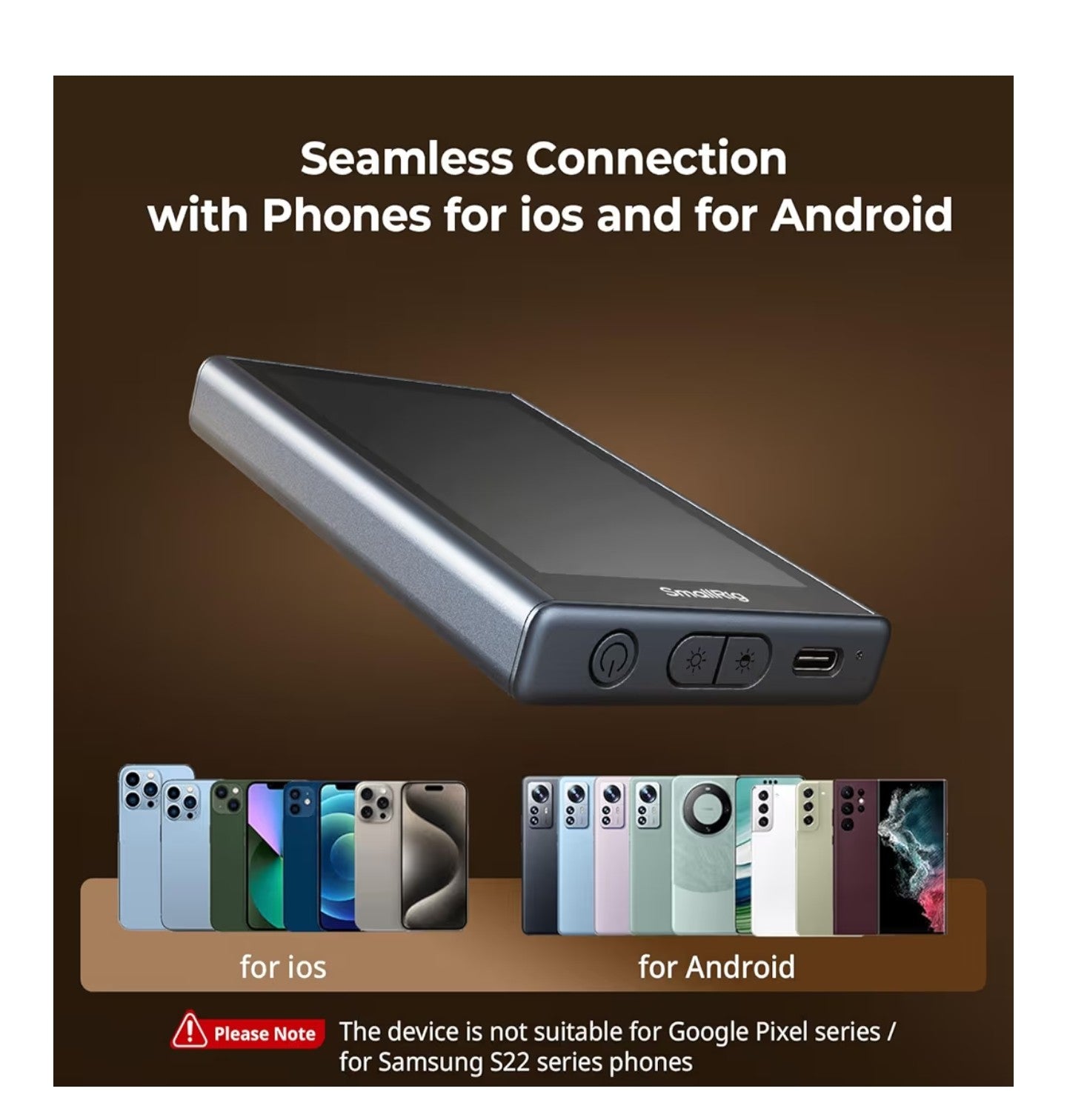 SmallRig Phone Monitor Screen with Wireless Control