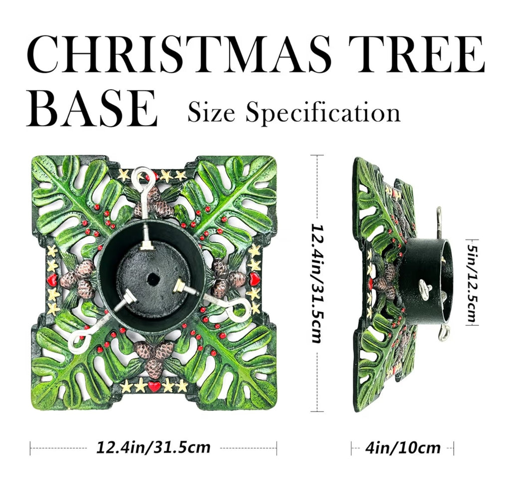 Christmas Tree Stand, Cast Iron Christmas Tree Stand