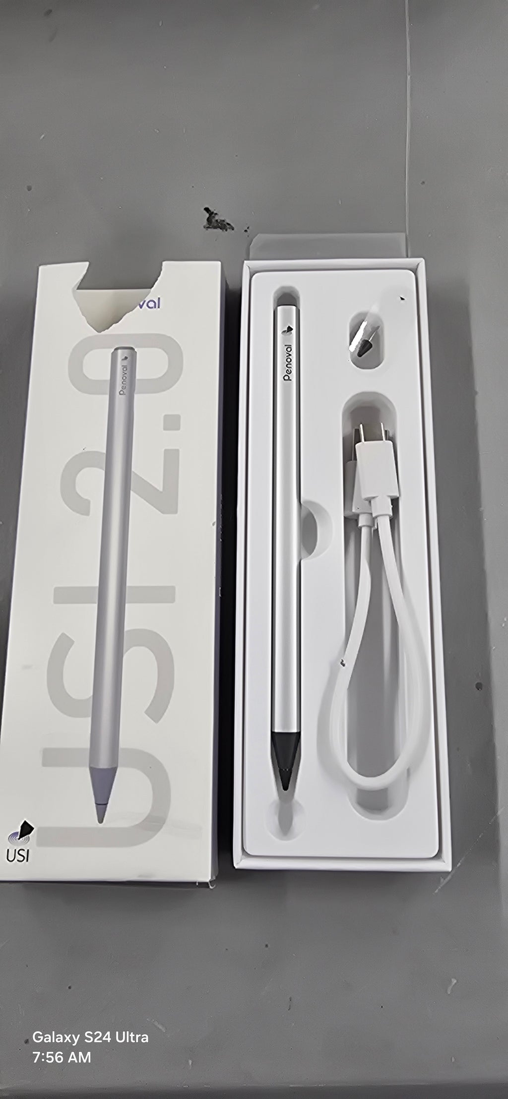 ( Open Box)Penoval USI2.0 Stylus Pen for Chromebooks - 4096 Levels Pressure for Lenovo, ASUS, HP Chrome Devices & Google Pixel Tablet
