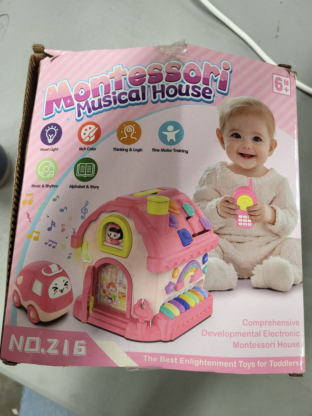 Montessori Musical House Toddler Learning Toy