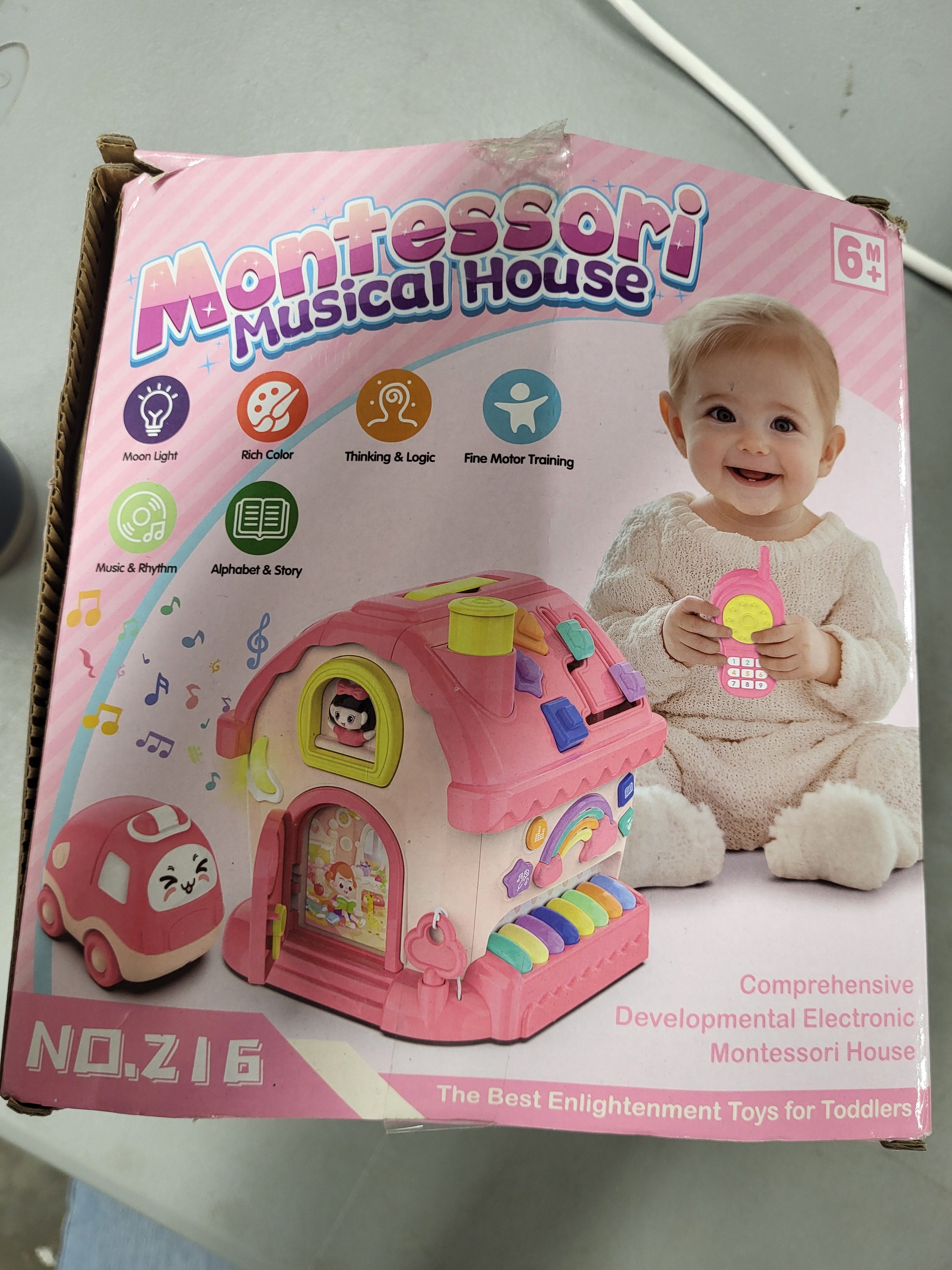 Montessori Musical House Toddler Learning Toy