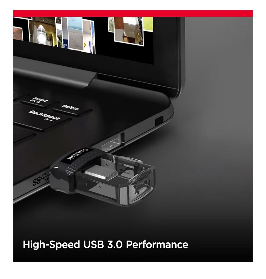 SanDisk Ultra Dual Drive m3.0 Micro USB to USB A