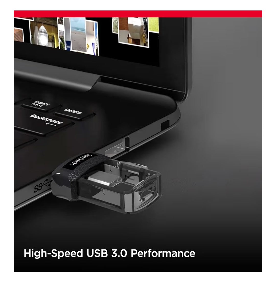 SanDisk Ultra Dual Drive m3.0 Micro USB to USB A