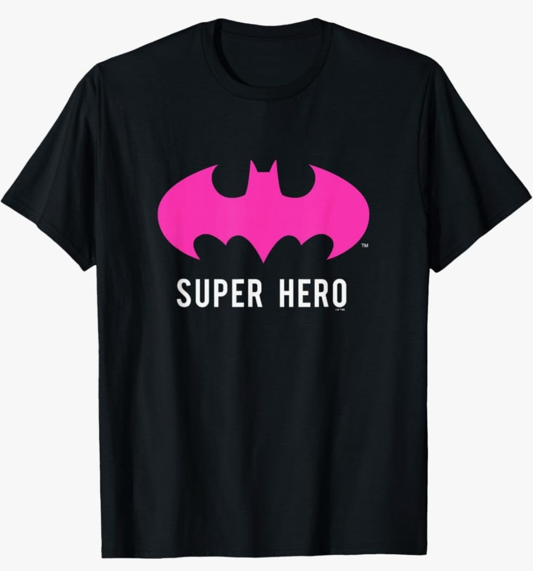 Pink Batman Logo T-Shirt (XL)