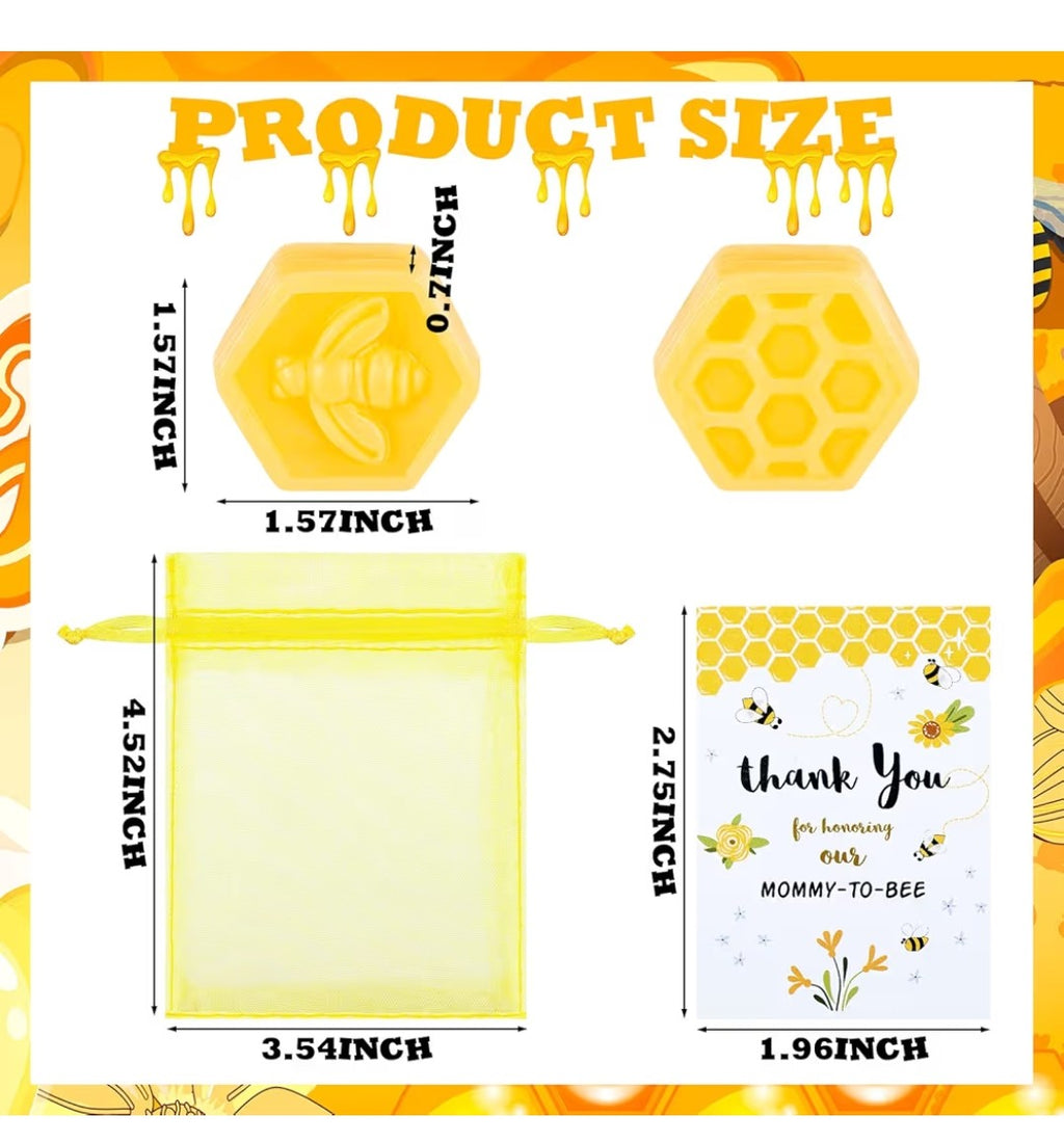 Bee Themed Baby Shower Favors (48pcs)
