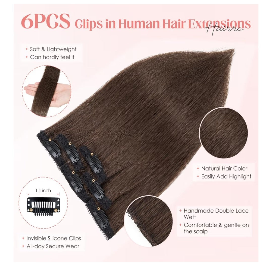 Hair Extensions 6pcs (10in)
