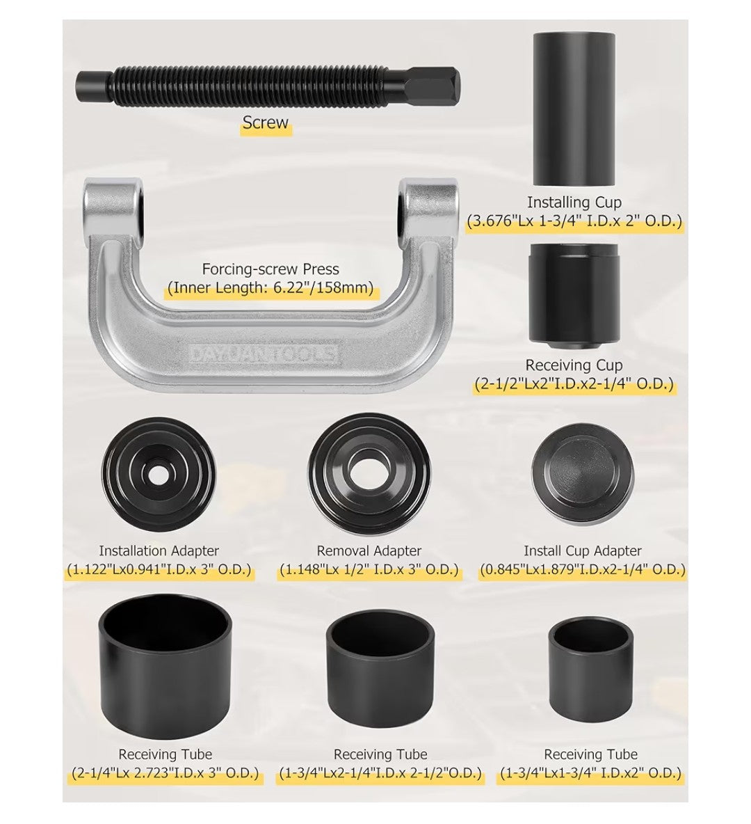 DAYUAN U Joint and Ball Joint Removal Tool