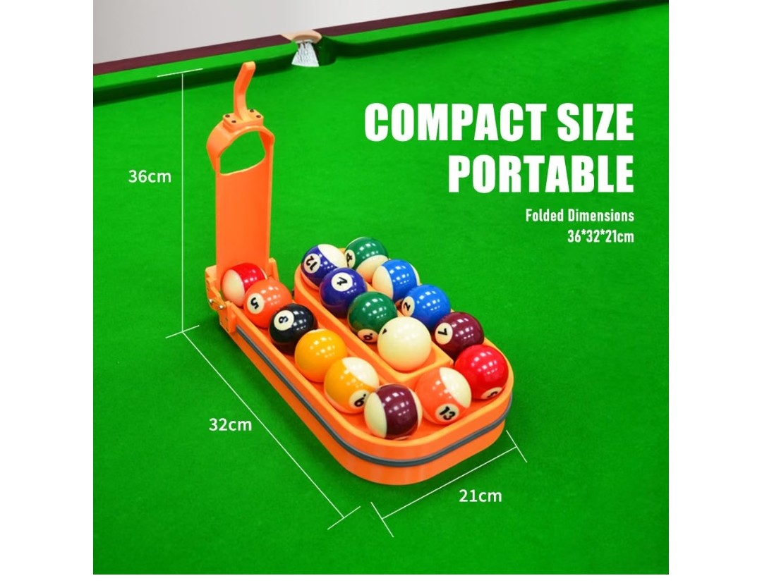 3D Printed Precision Pool Ball Rack