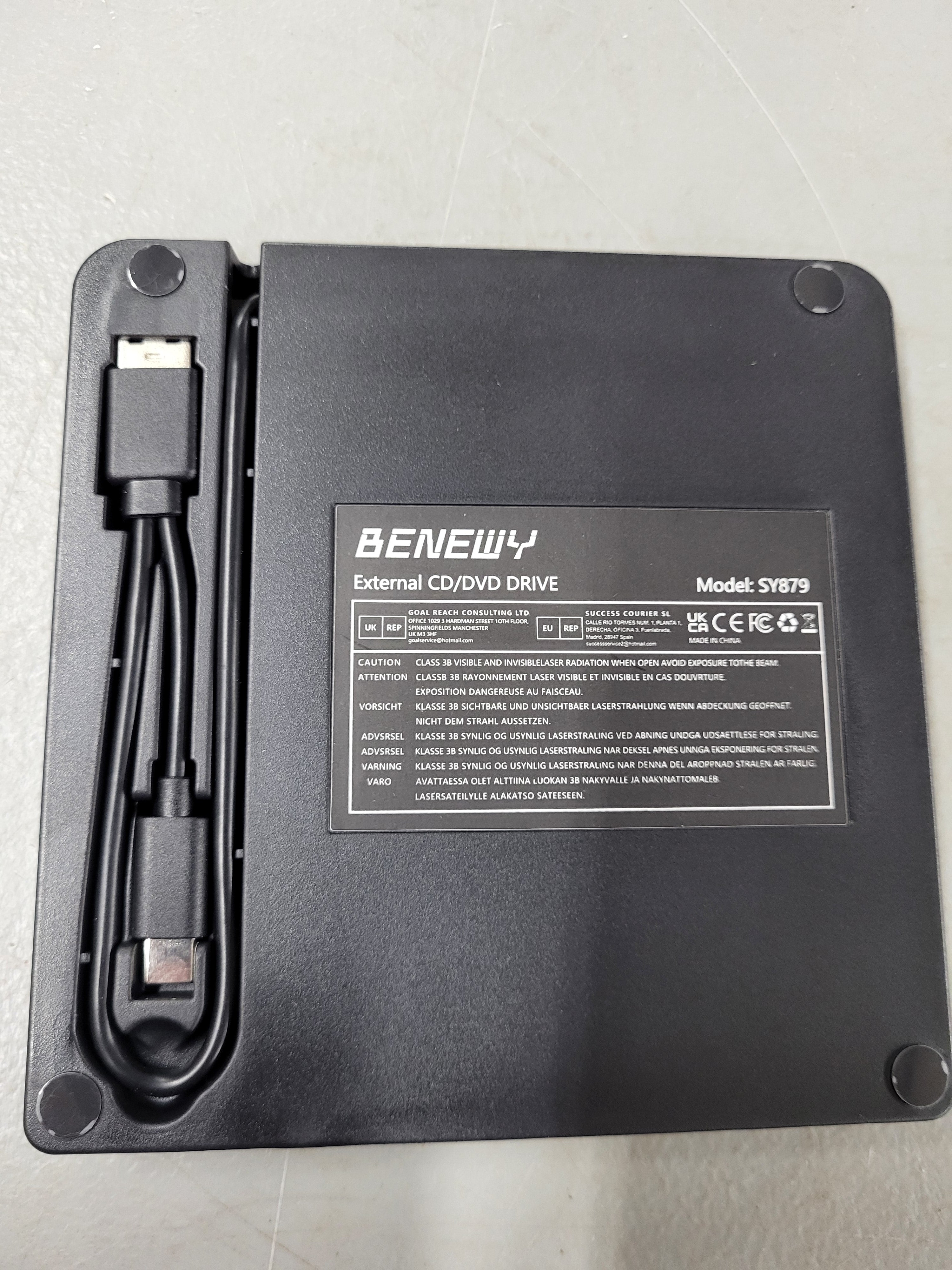 Benewy External CD/DVD Drive