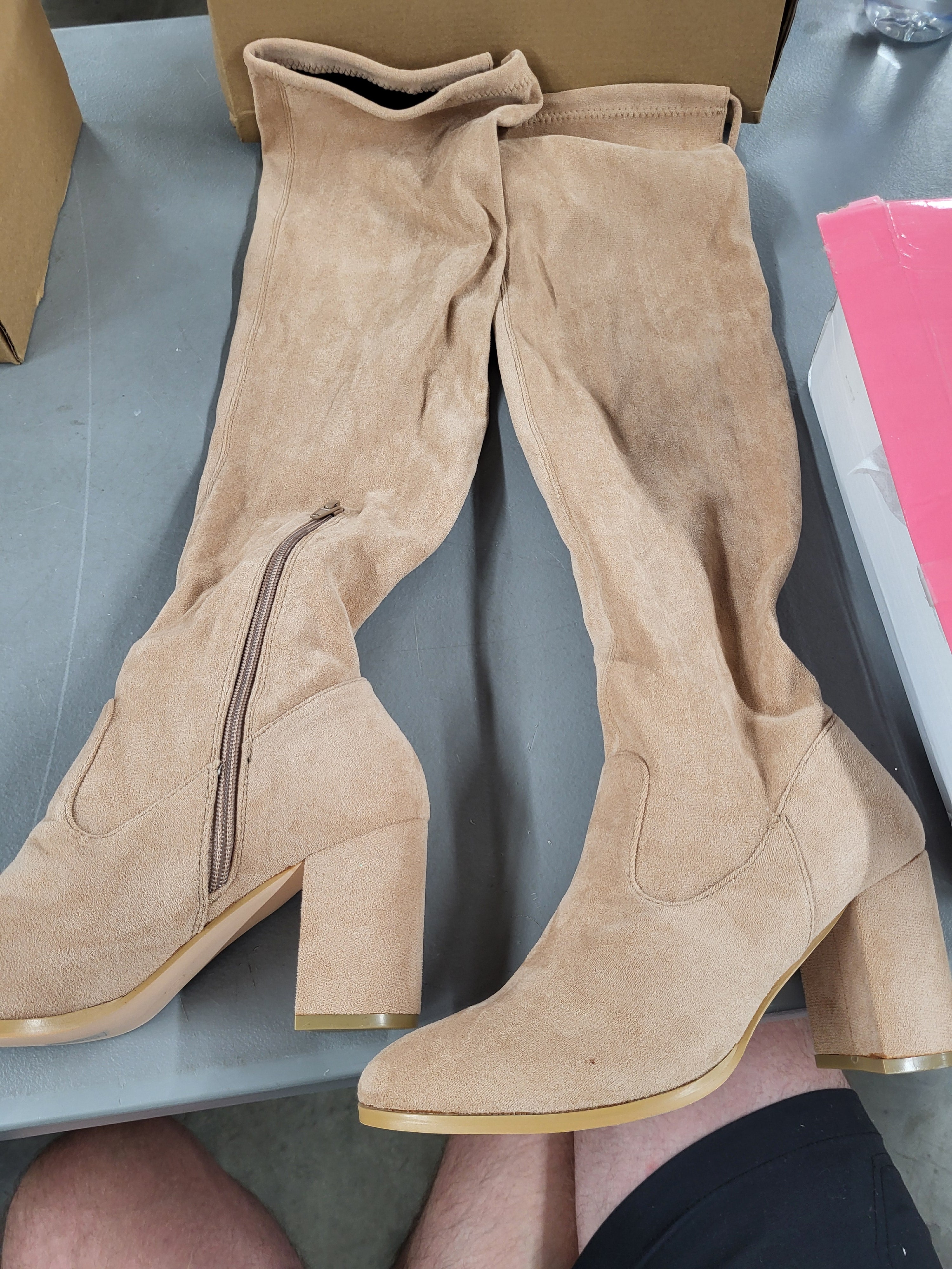 Over the Knee High Boots with Chunky Heel (8)
