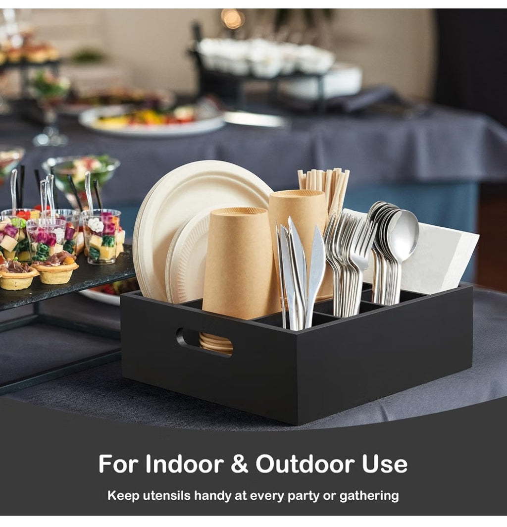 Wood Utensil Holder
