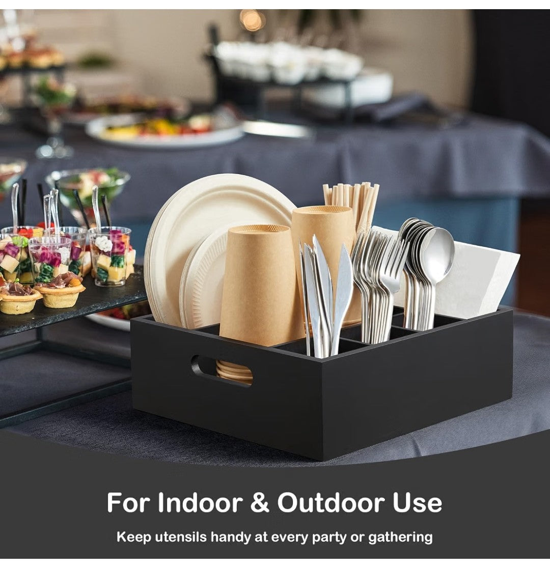 Wood Utensil Holder