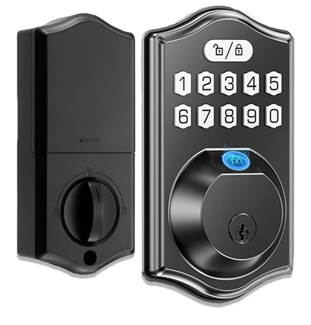 Tuya Smart Lock with Door Matching Door Knob