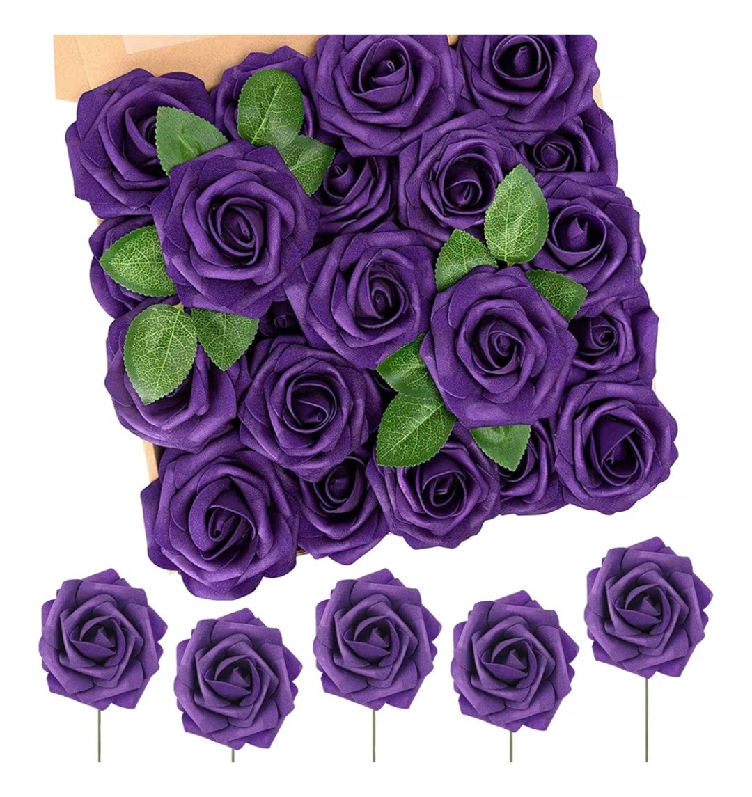 N&T Nieting Artificial Roses 50pcs (Purple)
