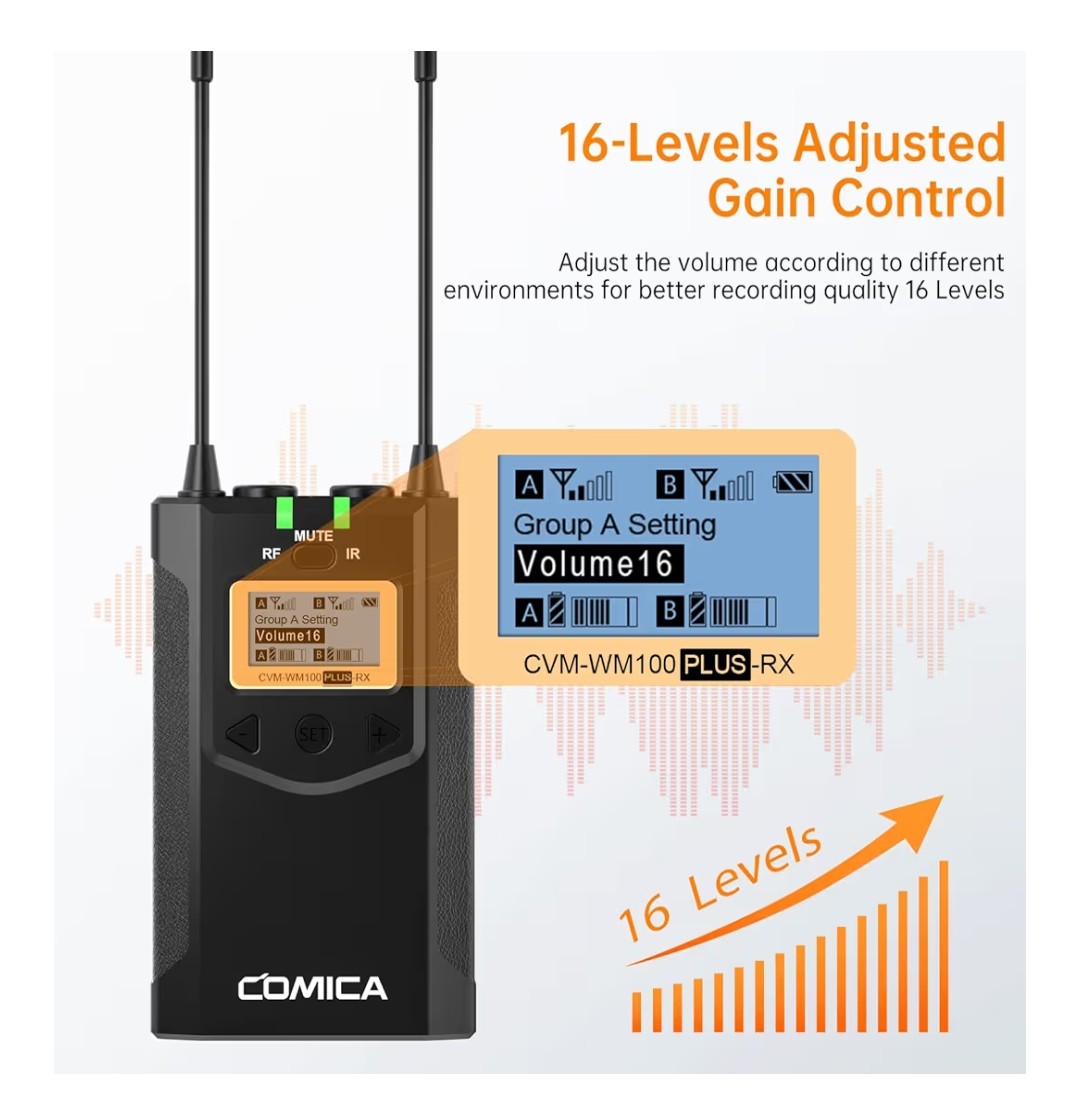 Comical WM100 Plus Wireless Microphone System