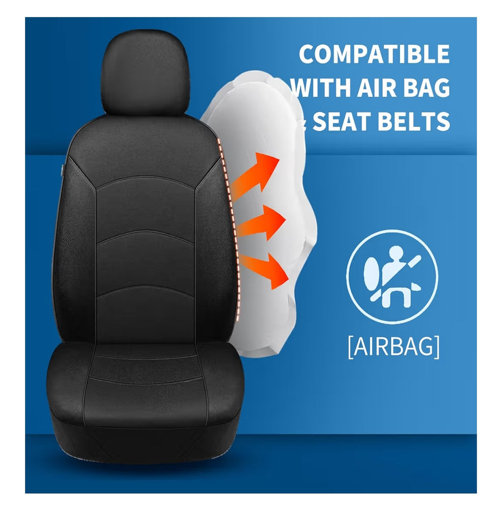 HChengkikz Car Seat Covers Full Set, Waterproof Neoprene Car Seat Covers.