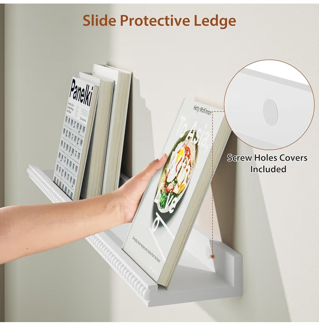 White Floating Shelves (2 pack)