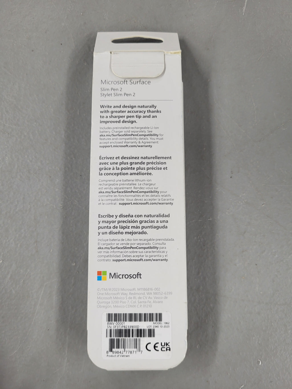 Microsoft Surface Slim Pen 2 (Matte Black)