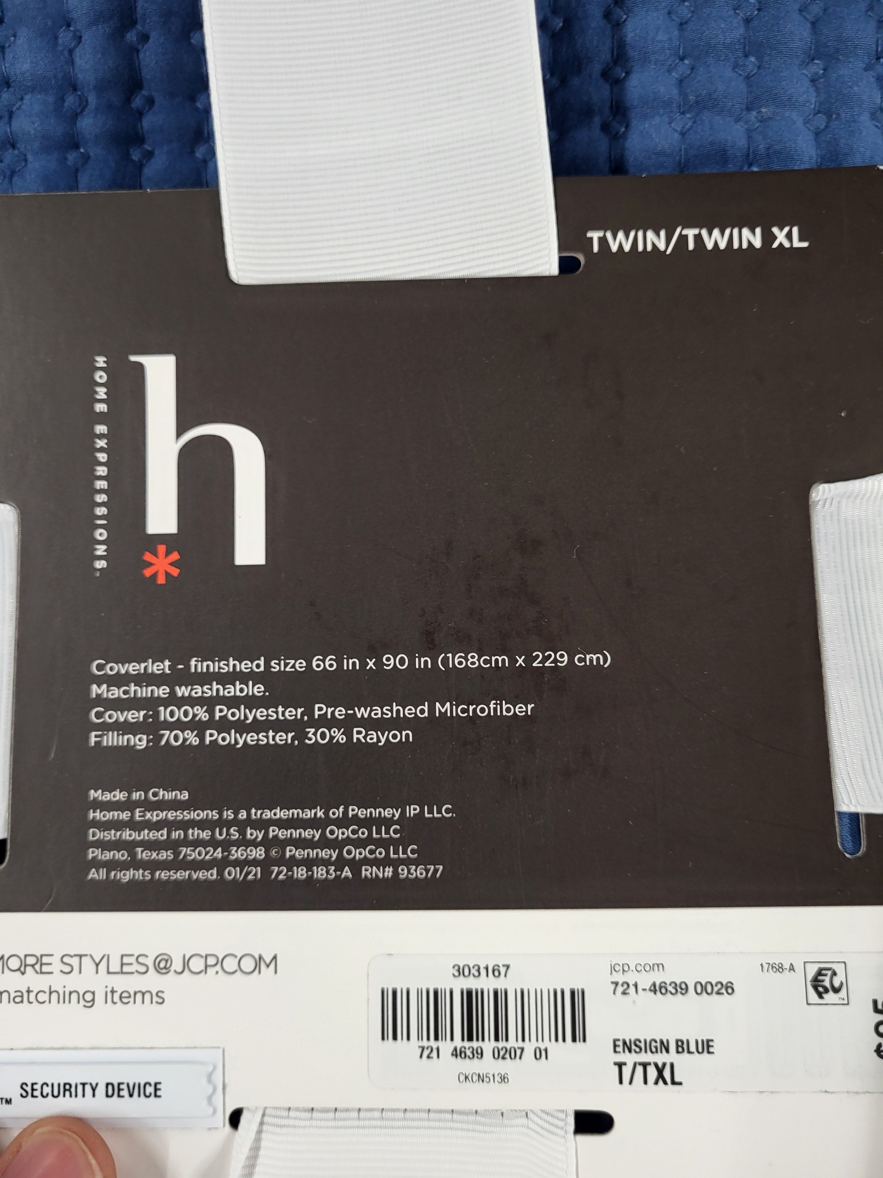 Home Expressions Coverlet Geo Stitch (Twin/Twin XL)