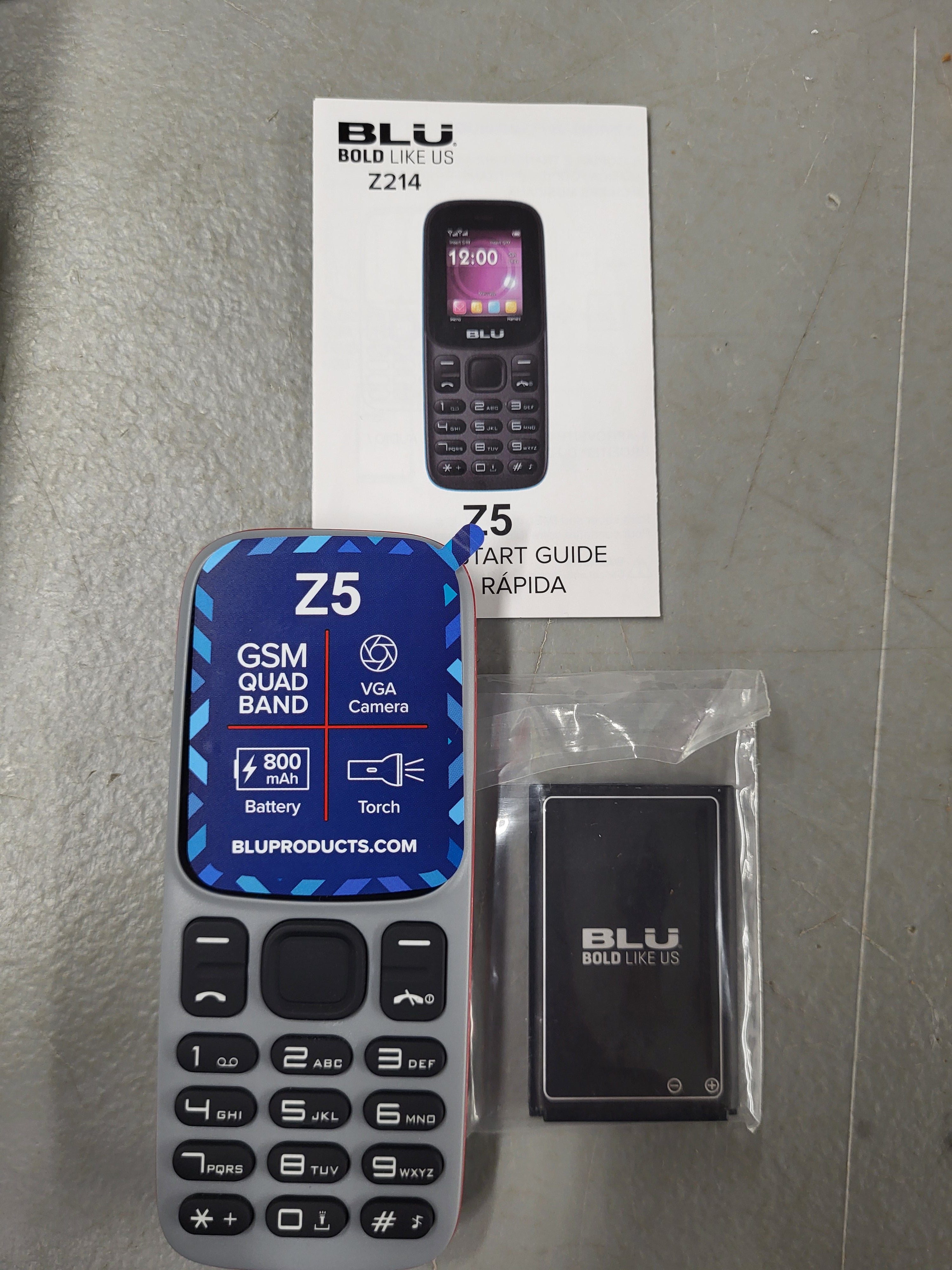 BLU Z5 Z214 (Grey)