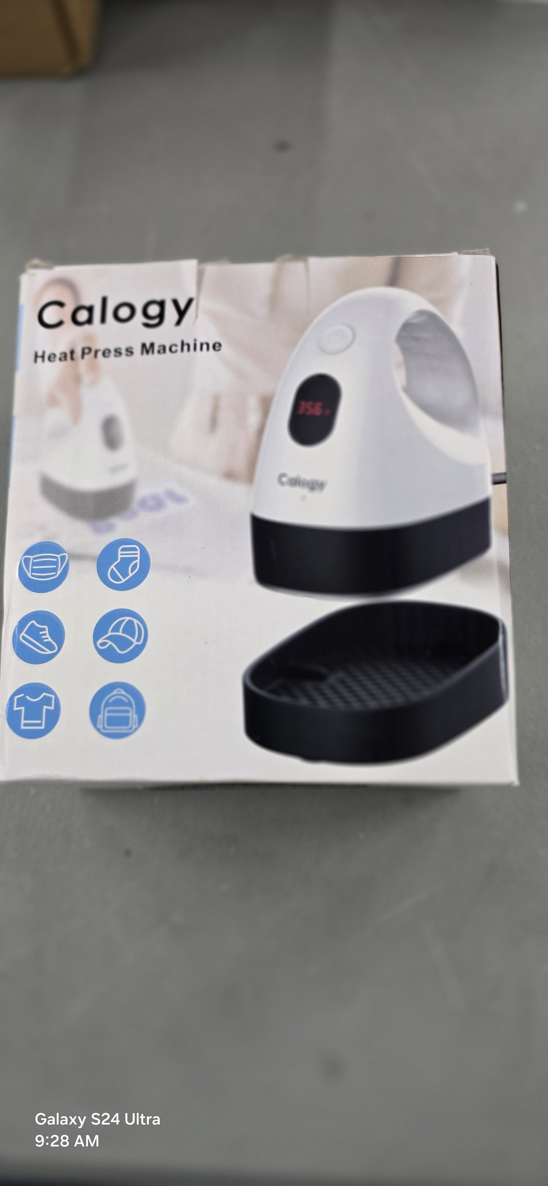 Calogy Mini Heat Press, Heat Transfer Machine, Constant Temp Control.