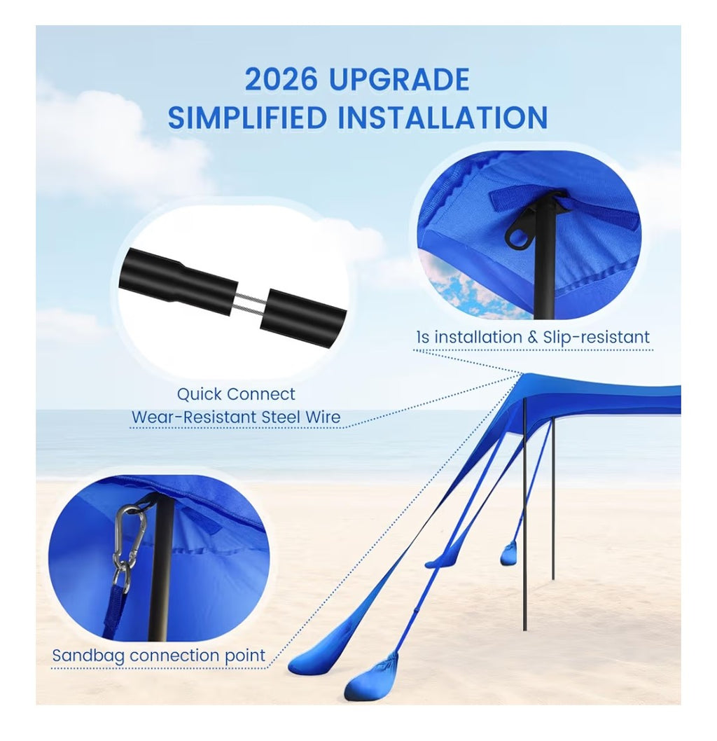 Beach Tent/Canopy 10x10ft