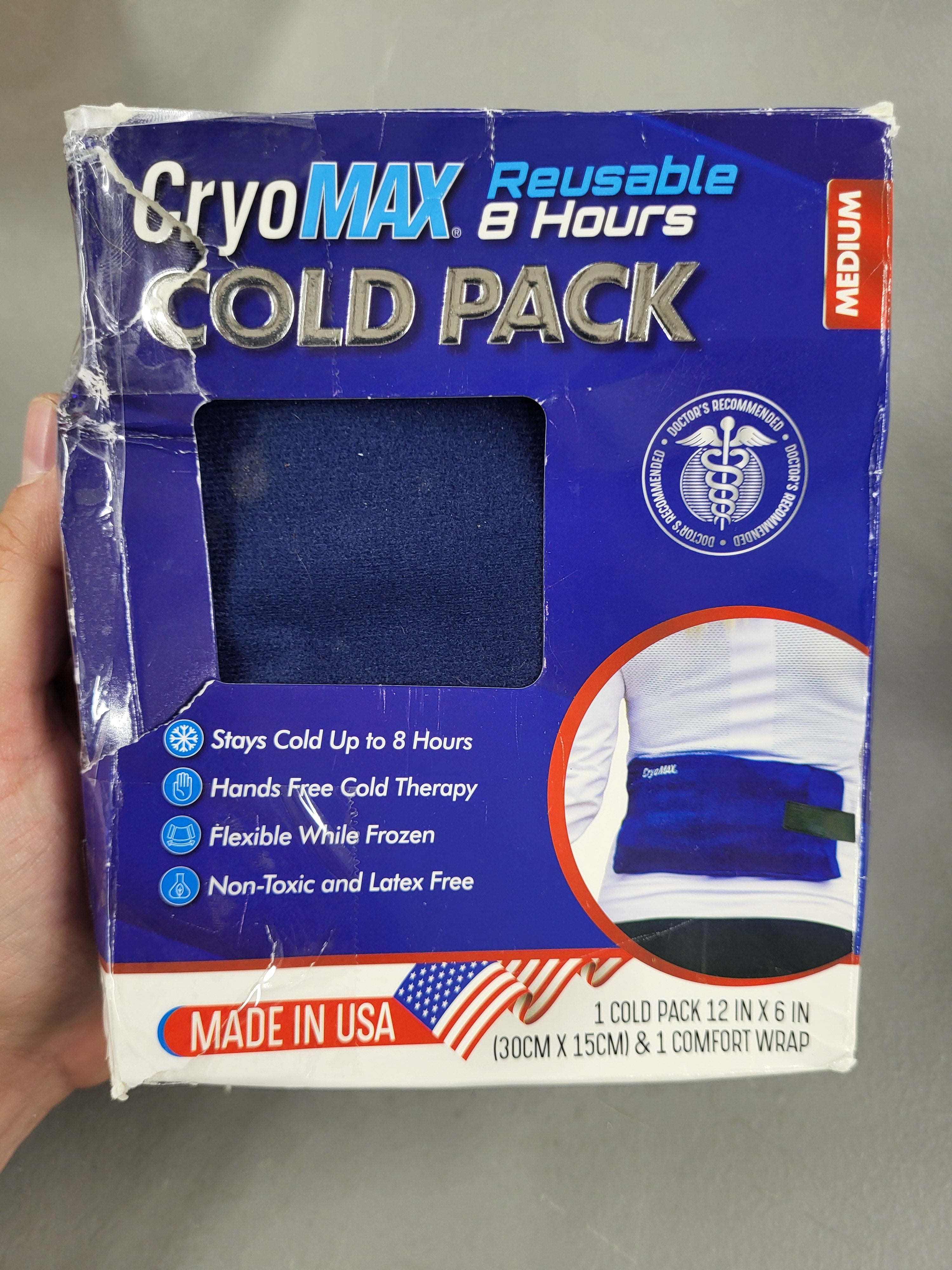 CryoMax Cold Pack Reusable 8 Hours (Medium)