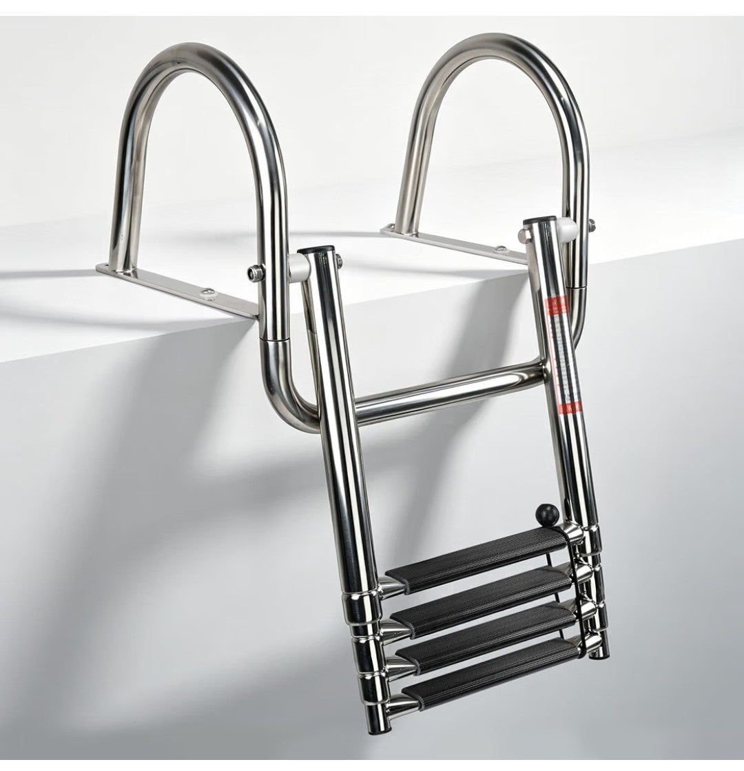 Manumarine 4 Step Pontoon Boat Ladder
